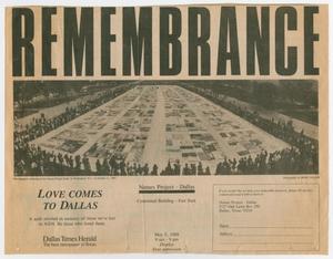 [Clipping: Remembrance]