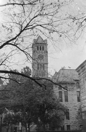 [Clock tower of the original Fort Worth City Hall]