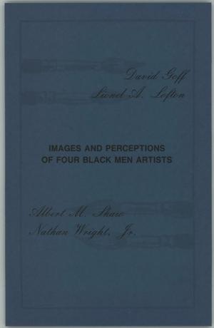 [Invitation: Images and Perceptions of Four Black Men Artists]