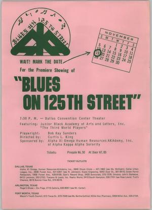 [Poster for Blues on 125th Street]