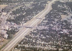 [Aerial view of North Central Expressway]