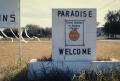 Thumbnail image of item number 1 in: '[Paradise Welcome sign]'.