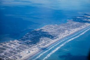[Aerial view of South Padre Island]