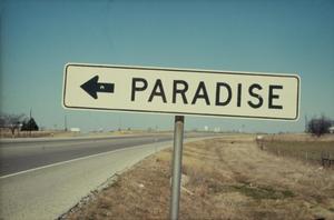 [Paradise, Texas sign]