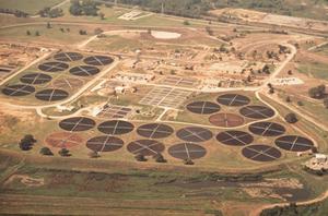 [Aerial view of Dallas sewer plant]