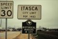 Photograph: [Itasca city limit]
