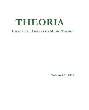 Primary view of object titled 'Theoria, Volume 25, 2018'.