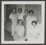 Photograph: [Nurse and five patients at Elmwood Sanatorium]
