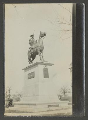 [Monument of a man on horseback]