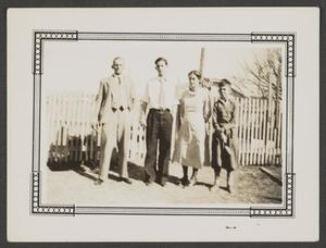 [Photograph of Byrd Jr, John, Irene and Charles Williams]