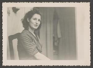 [Photograph of Doris Stiles Williams sitting in a chair]