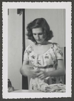 [Photograph of Doris Stiles Williams in a floral dress, 2]