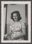 Photograph: [Photograph of Doris Stiles Williams in a floral dress]