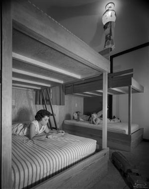 [Bedroom in a Japanese-inspired cabin, 1]