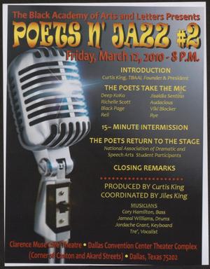 [Program: Poets n' Jazz #2]