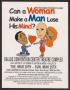 Primary view of [Flyer: Can a Woman Make a Man Lose His Mind?]