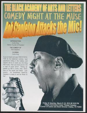 [Flyer: Bob Stapleton Attacks the Mic!]