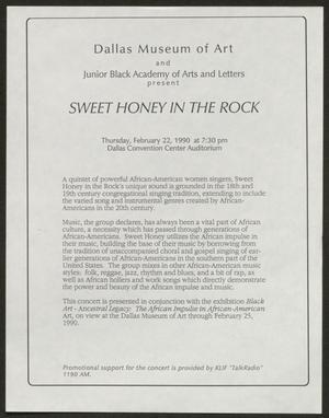 [Flyer: Sweet Honey in the Rock]