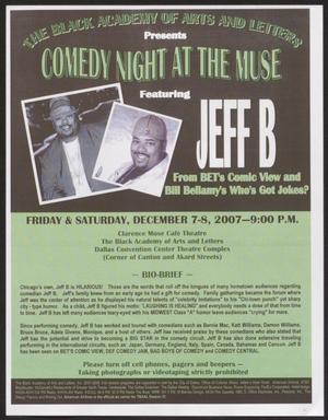 [Flyer: Comedy Night at the Muse]
