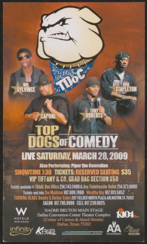 [Flyer: Top Dogs of Comedy]