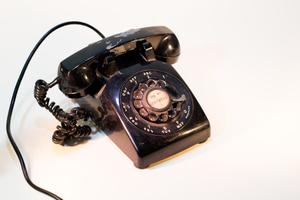 Primary view of [Black rotary phone]