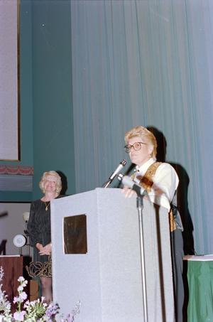 [Molly speaking at 1996 ceremony]