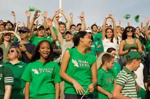 [Families at UNT vs. Navy game, 2007]