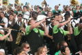 Thumbnail image of item number 1 in: '[Clarinet players in stands at the UNT v Navy game]'.