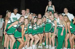[NT Cheerleaders at first pep rally, 2007]