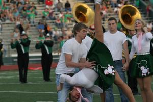 [NT Dancers performing at the UNT v Navy game]