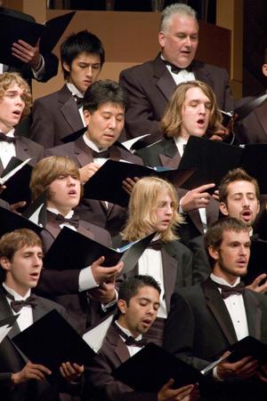 [Men's Choir singers during Choral Fest 2007]