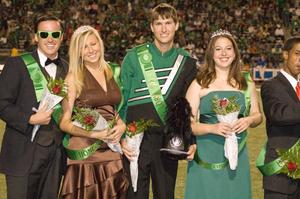 [Homecoming Court on field at Homecoming game, 2007]