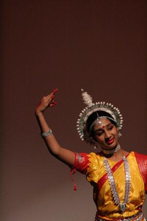 [Student performing at ISA Diwali event]