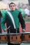 Photograph: [Drummer performing on sideline at the UNT v Navy game]