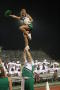 Photograph: [NT Cheer flier in liberty variation at UNT v ULM game]