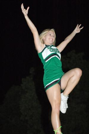 [NT Cheer stunt at first pep rally, 2007]