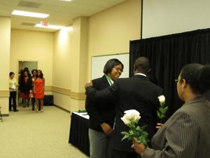 [Students at Multicultural Center graduation ceremony]