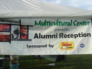 [Multicultural Center Alumni Reception during tailgating]