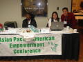 Photograph: [Welcome booth at APAEC 2006]