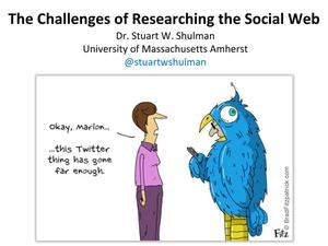The Challenges of Researching the Social Web