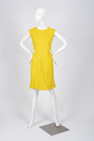 Yellow mini dress