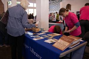 [The DeGolyer Library table at Archives Bazaar]