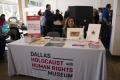 Thumbnail image of item number 1 in: '[Dallas Holocaust and Human Rights Museum table at Archives Bazaar]'.