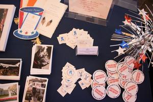 [Postcards, stickers and buttons from the National Archives]