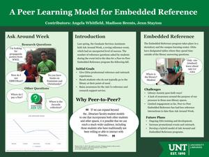 A Peer Learning Model for Embedded Reference