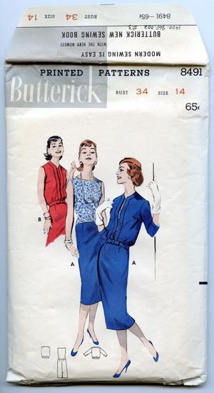 Envelope for Butterick Pattern #8491