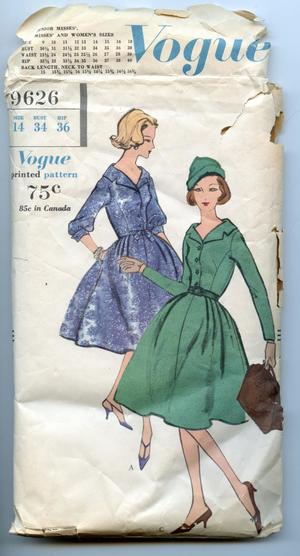 Primary view of object titled 'Envelope for Vogue Pattern #9626'.