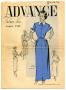 Primary view of Advance Fashion News, August 1949