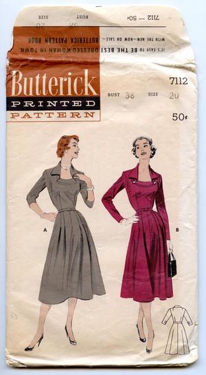 Primary view of object titled 'Envelope for Butterick Pattern #7112'.