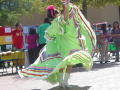 Photograph: [Folklorico dancer in green at 2008 Carnaval, 2]